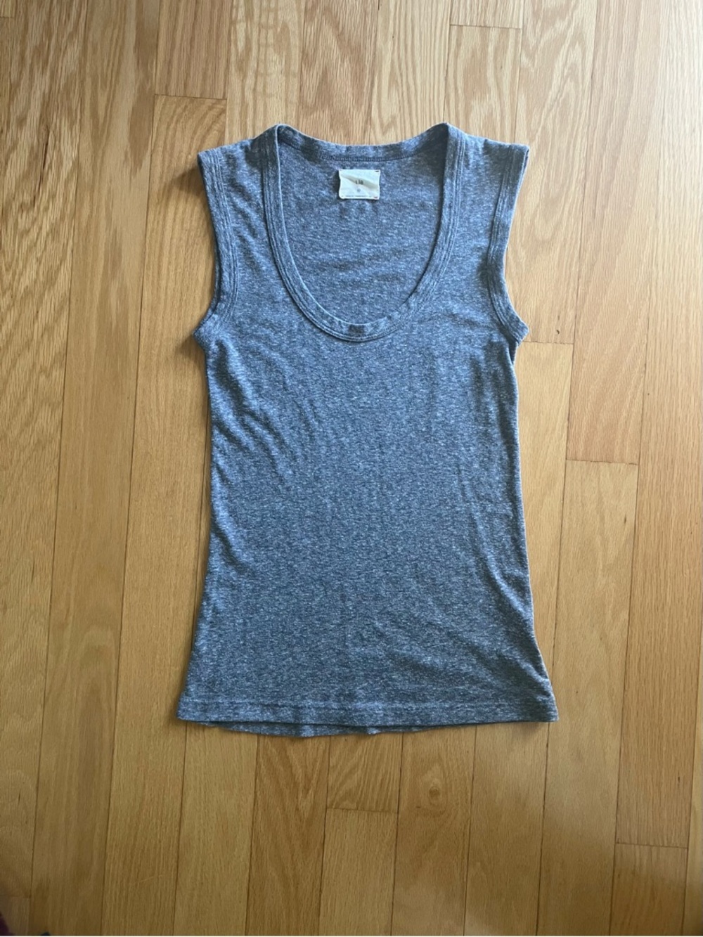 T.La Heather Gray Scoop Neck Tank